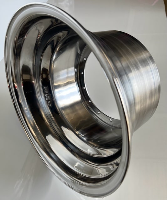 DXI POLISHED 8.5" OUTER BARREL STANDARD WHEEL HALF