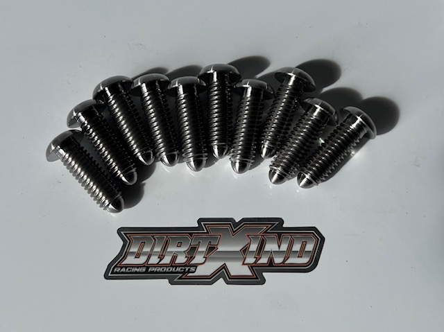 TITANIUM FRONT HUB WHEEL STUDS 3/8 UNC BULLET NOSE (10 PACK)