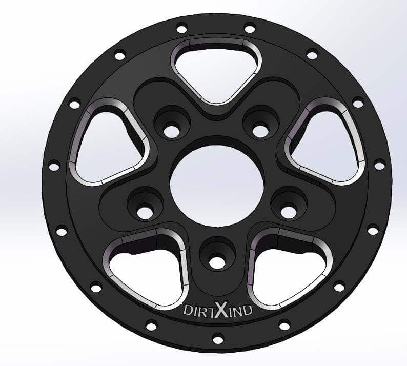 BLACK WHEEL CENTER FORD STUD PATTERN 5 BY 114MM